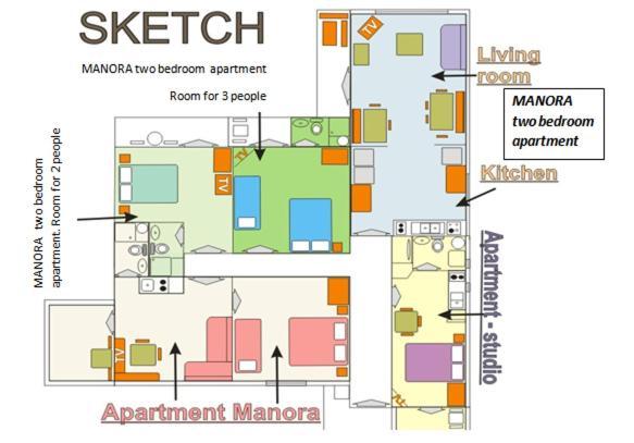 Manora Sucuraj 2 Bedroom Apartment Esterno foto